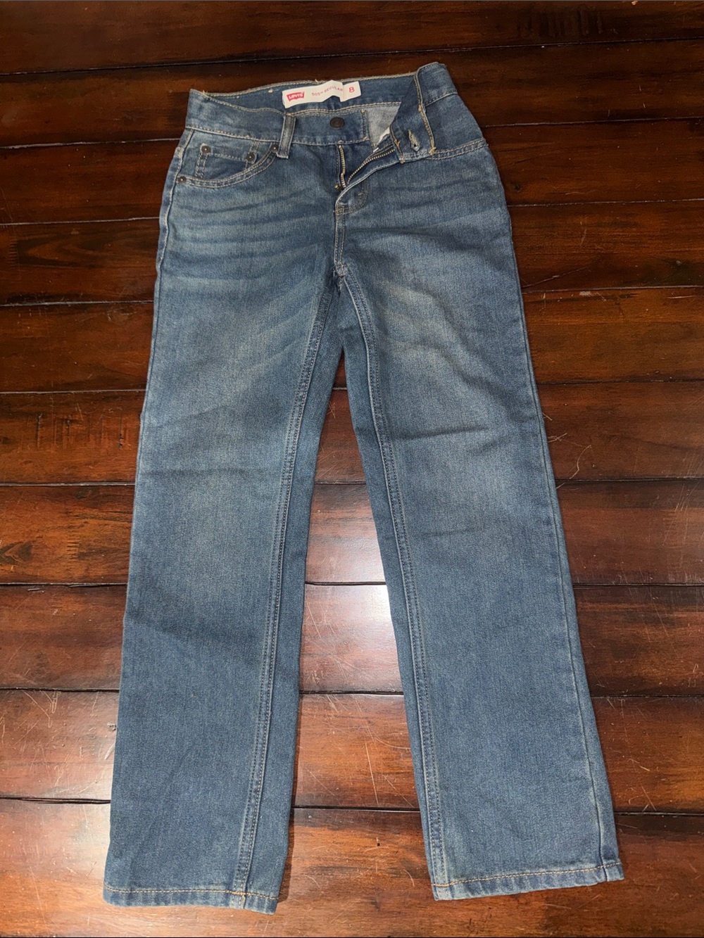 Levi's Men's Straight Jeans in Blue Wash